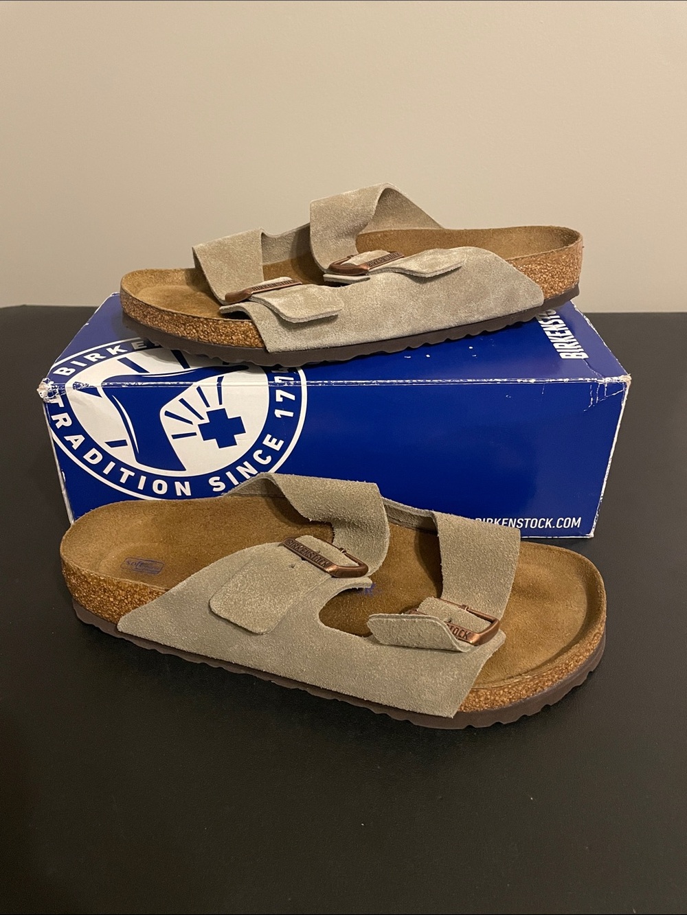 Birkenstock Arizona BS Taupe Women’s 10 JB